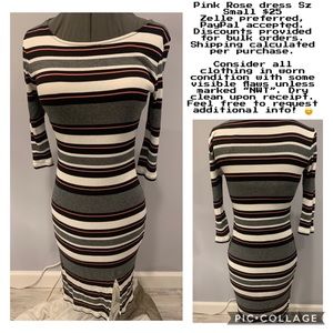 Comfortable knit sweater dress